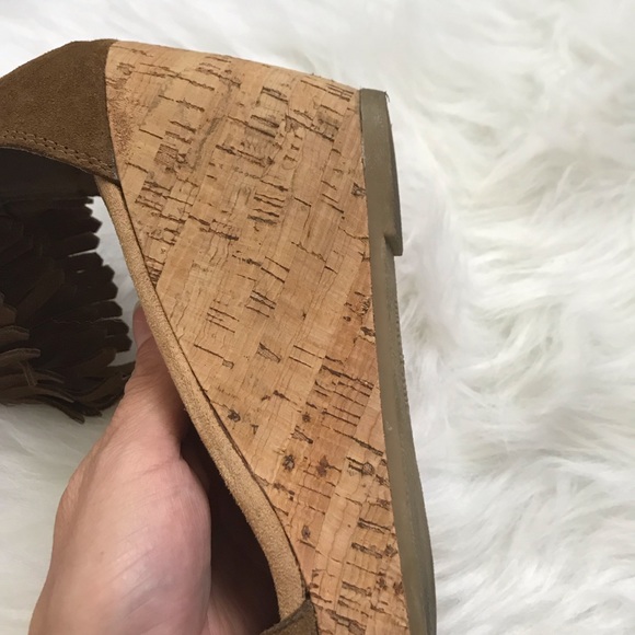 MINNETONKA Nicki 71305 Wo's 9 Brown Fringe Suede - Picture 5 of 8